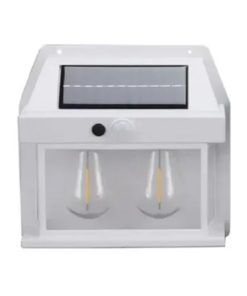 Ηλιακό φωτιστικό LED με 2 λάμπες SN23521-83A Λευκό χρώμα
