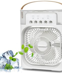 Φορητό air cooler fan 3 ταχυτήτων 10W με ψεκασμό cc-21580